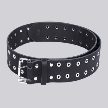 Premium Quality Black Leather Kilt Belt