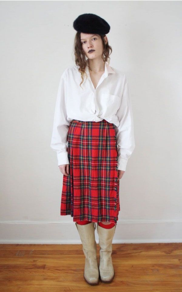 Women Royal Stewart Tartan Kilt