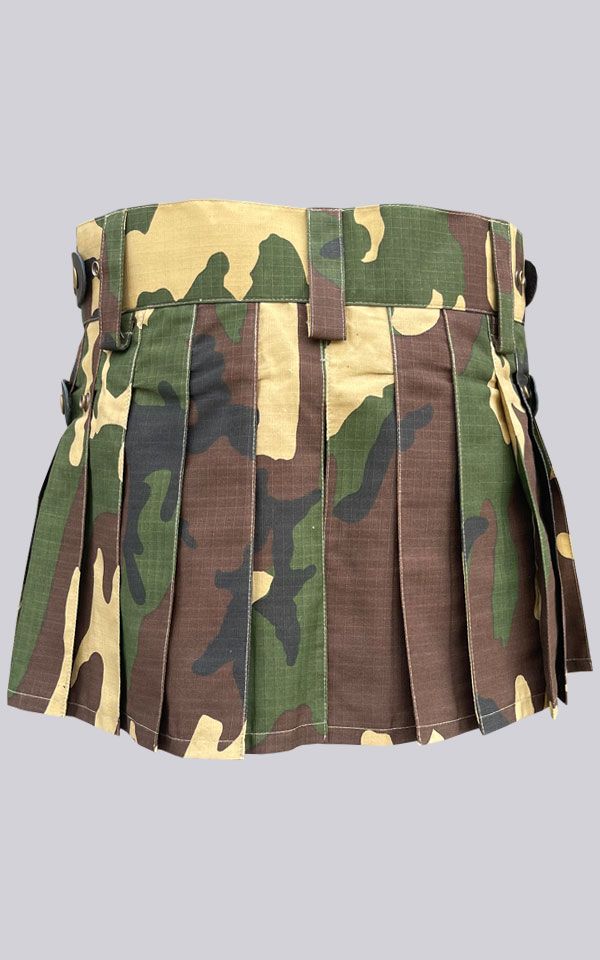 Women Woodland Camo Kilt 