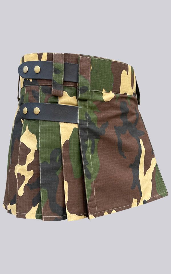 Women Woodland Camo Kilt 