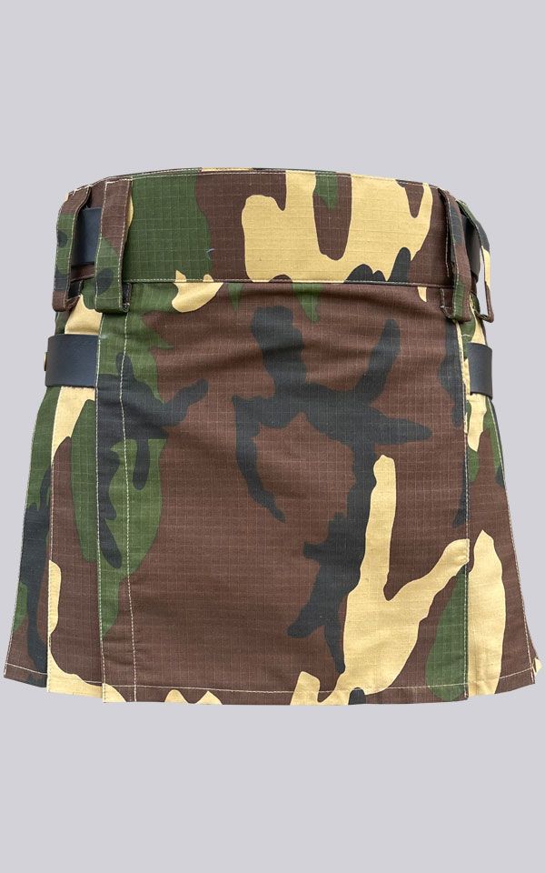 Women Woodland Camo Kilt 